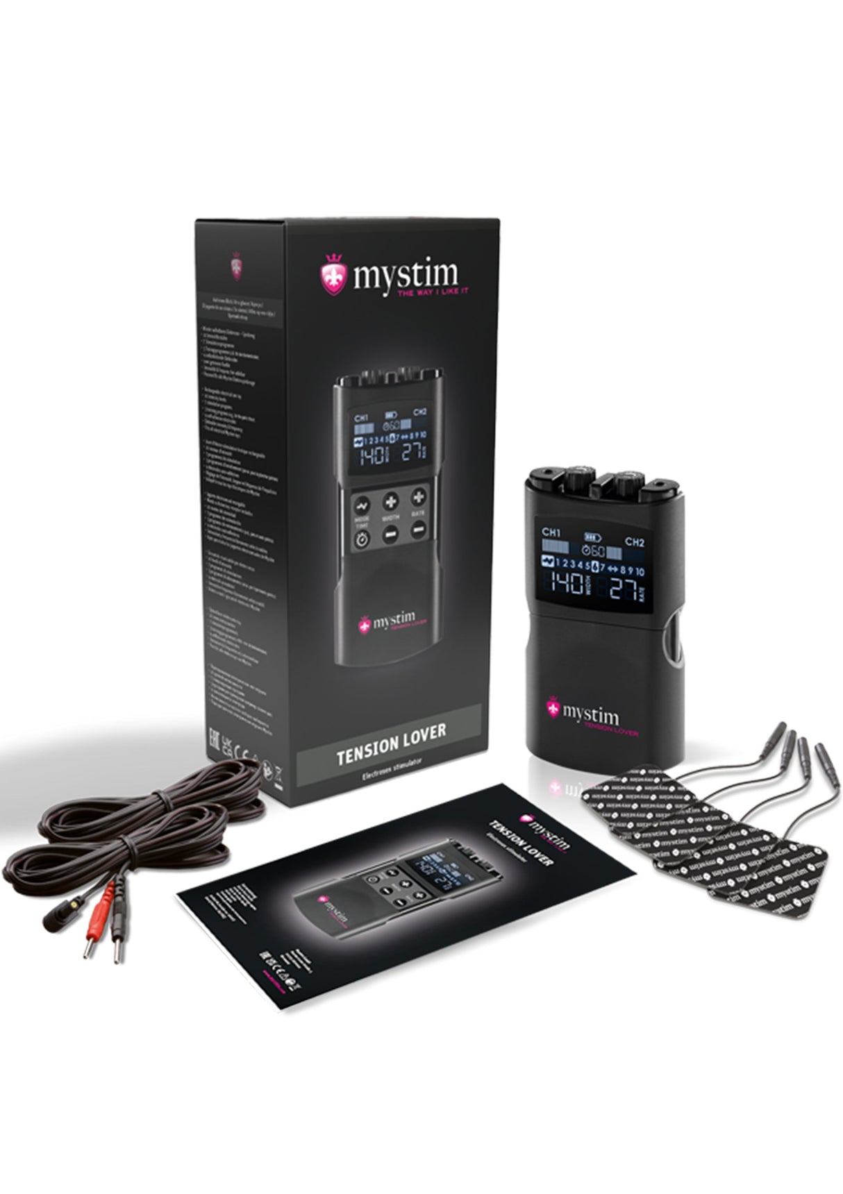 Mystim - Tension Lover 2 អាចសាកថ្មឡើងវិញបាន