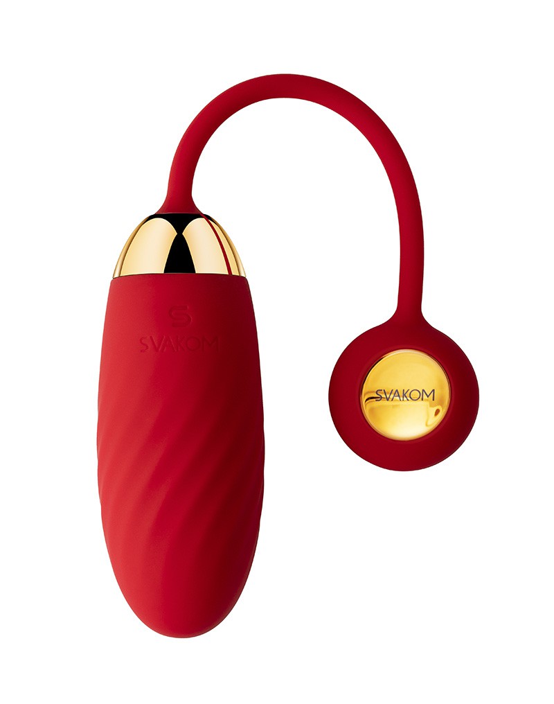 Svakom - ឧបករណ៍បំបៅរំញោចរាងស៊ុត Ella Neo ពាក់លើខ្លួន និងបញ្ជាពីកម្មវិធី