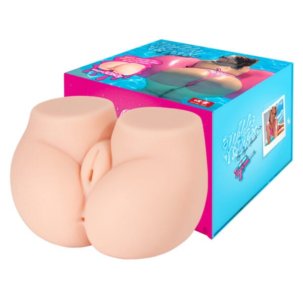 ប្រដាប់កម្សាន្ត Seiraku Toys - ឧបករណ៍ម៉៉ាស្តឺបេហ្ទ័រខ្លួនទ្រូង 3D រូបរាងពិតប្រាកដ ទ្រូងធាត់ Anja Amelia (ពណ៌ខ្ចី)