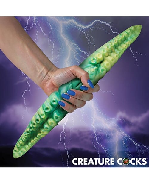 XR Brands - Creature Cocks Dual Kraken Silicone Double Dildo (Green) XR1107 CherryAffairs