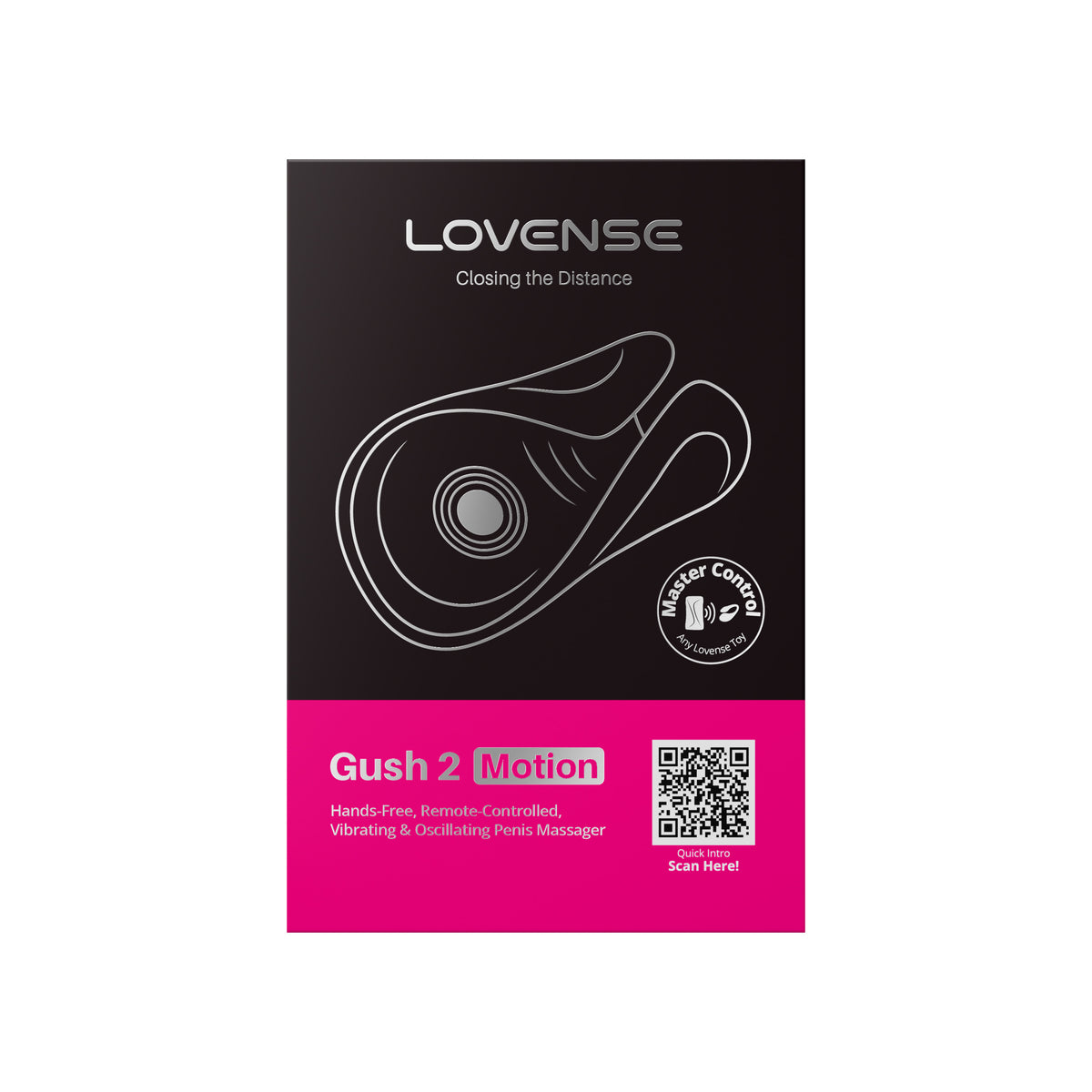 Lovense - Gush 2 ម៉ាស្សាសម្រាប់ក្បាលអង្គឧបសគ្គ ត្រួតត្រាតាមកម្មវិធីដោយចលនា (ពណ៌បៃតង)