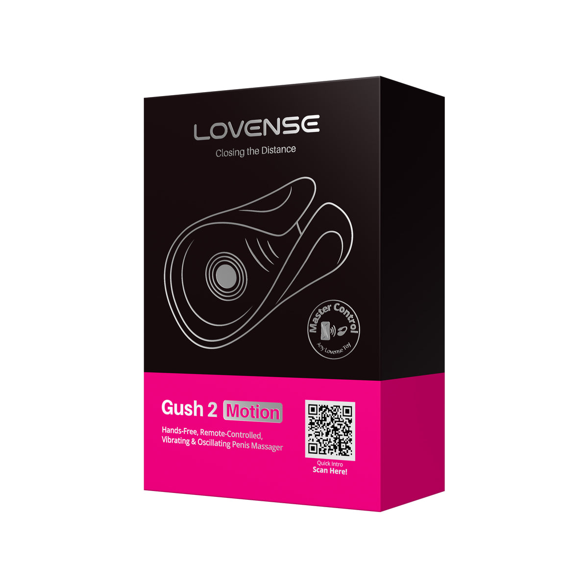Lovense - Gush 2 ម៉ាស្សាសម្រាប់ក្បាលអង្គឧបសគ្គ ត្រួតត្រាតាមកម្មវិធីដោយចលនា (ពណ៌បៃតង)