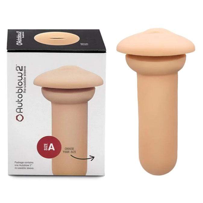 🎁 Autoblow - 2 Plus XT Sleeve Vagina and Mouth Orifice (Beige) (100% off) CherryAffairs