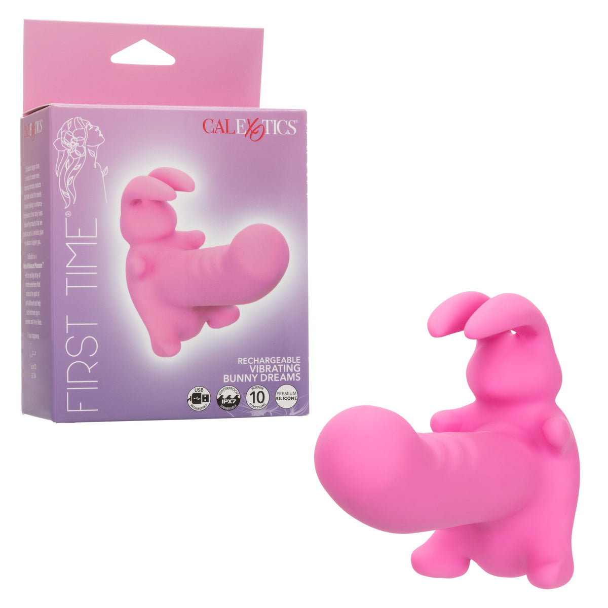 CalExotics - First Time Rechargeable Vibrating Bunny Dreams (Pink) – product view 9