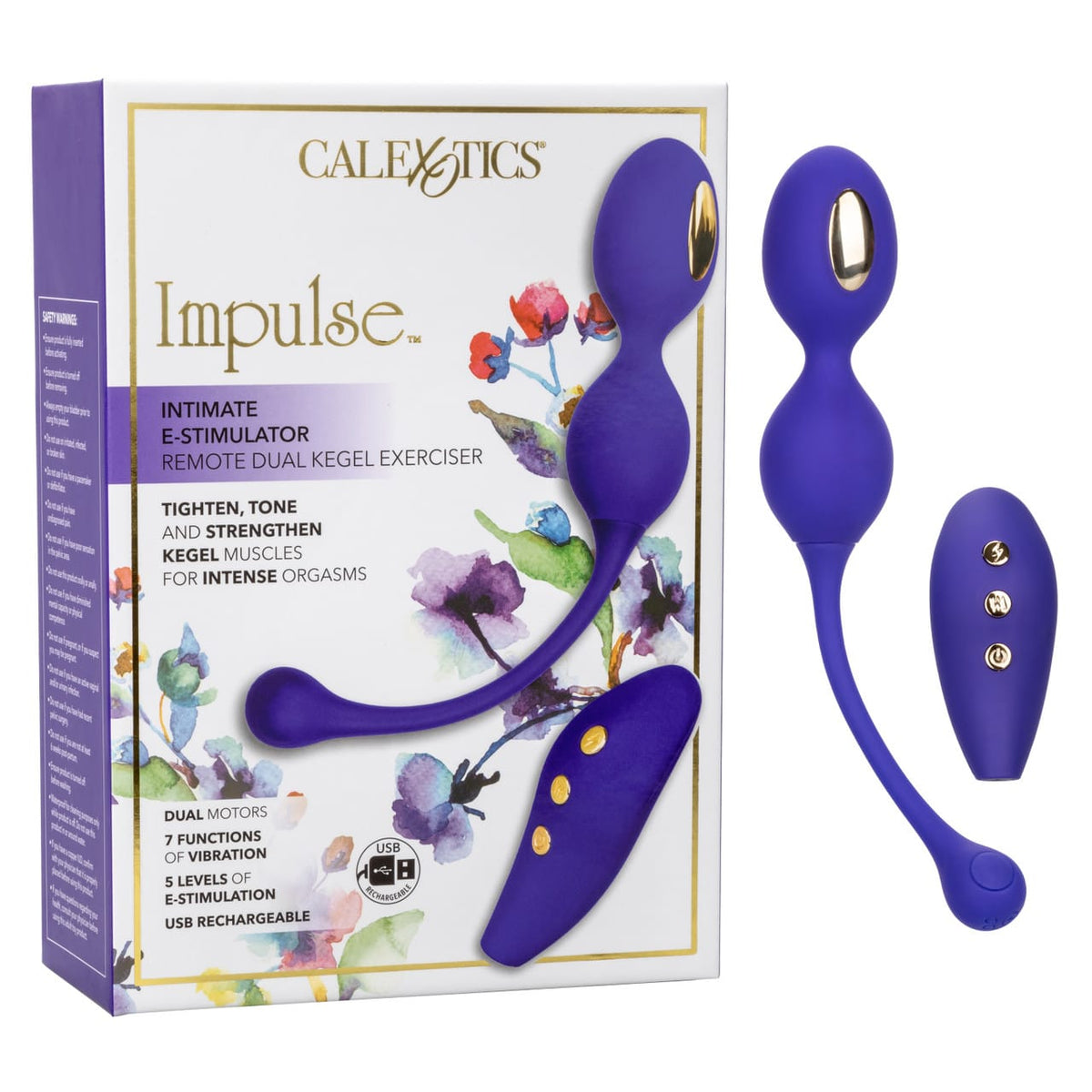 CalExotics - Impulse Remote Dual Kegel eStim Pelvic Floor Exerciser CE2157 CherryAffairs