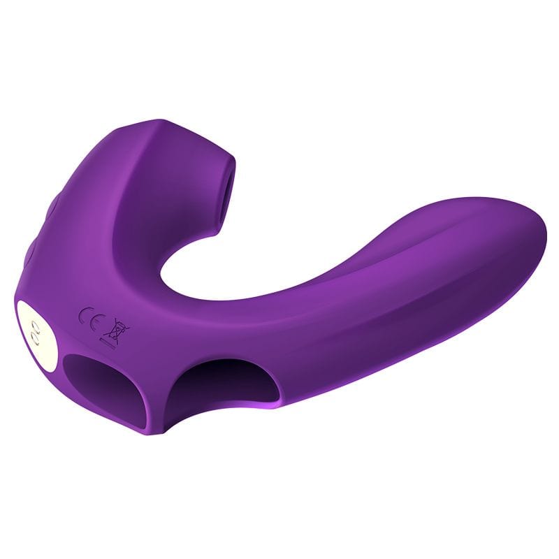 Erocome - Pictor Vibrating Sucking Finger Massager (Purple) Clit Massager (Vibration) Rechargeable