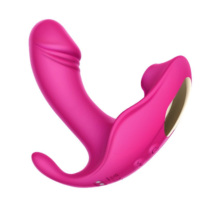 Erocome - Volans Remote Control Dual Vibrating Sucking Massager (Pink) Clit Massager (Vibration) Rechargeable