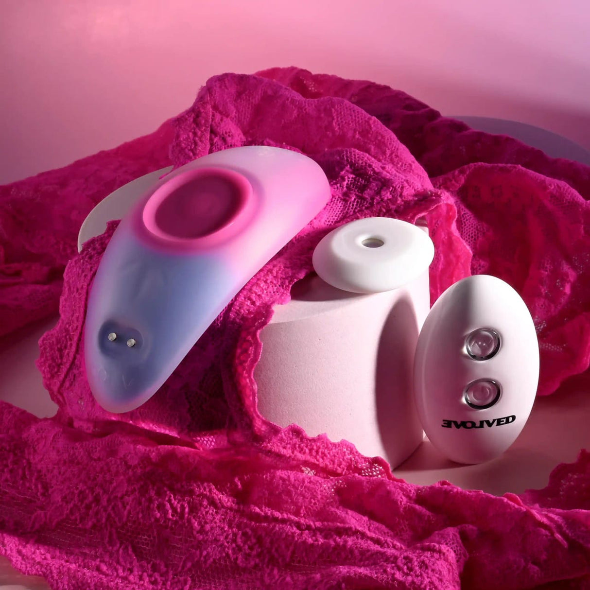 Evolved - Paradise Panty Remote-Controlled Wearable Vibrator (White) EV1211 CherryAffairs