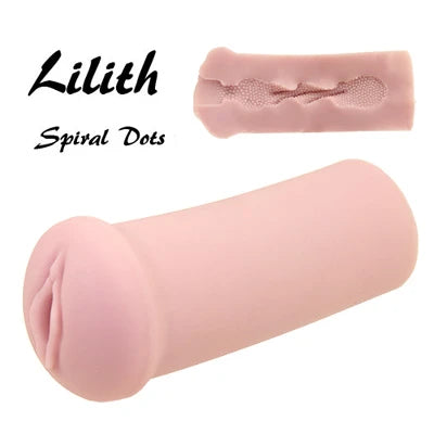 Tomax - Lilith Spiral Dots ឧបករណ៍បំពេញចិត្តបុរសមានវាយនភាព Onahole (ពណ៌ត្នោតស)