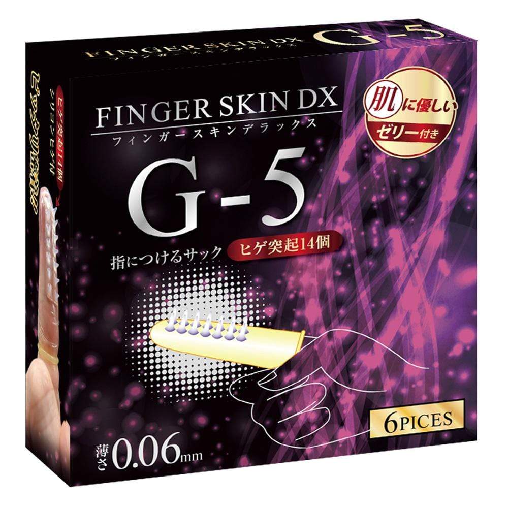 Kiss Me Love - Finger Skin DX Finger Sleeves 6 Pieces Clear 4560444119325 Clit Massager (Non Vibration)