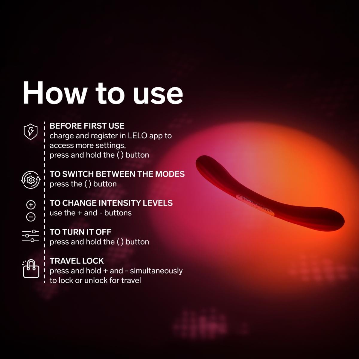 LELO - Boomerang App Controlled Dual Ended Vibrator CherryAffairs