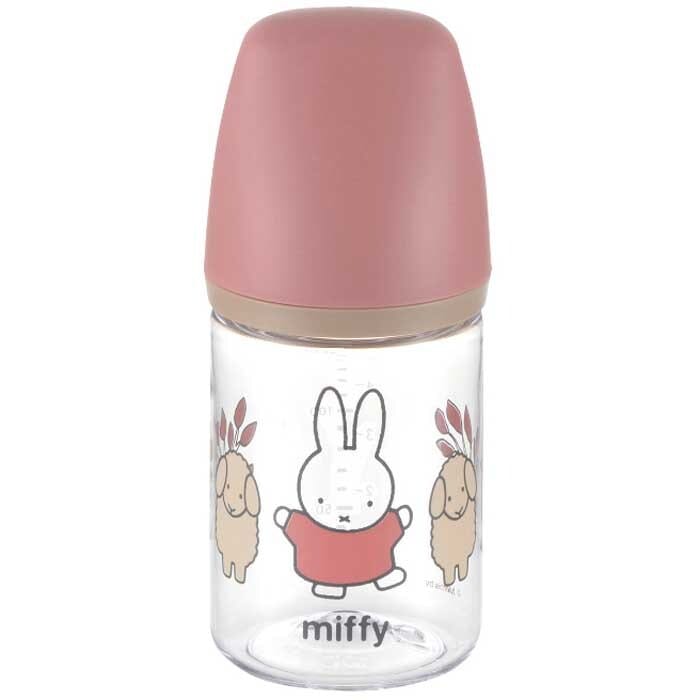 Richell - Outing Clear Baby Milk Bottle Pink 4945680200721 Baby Milk Bottle