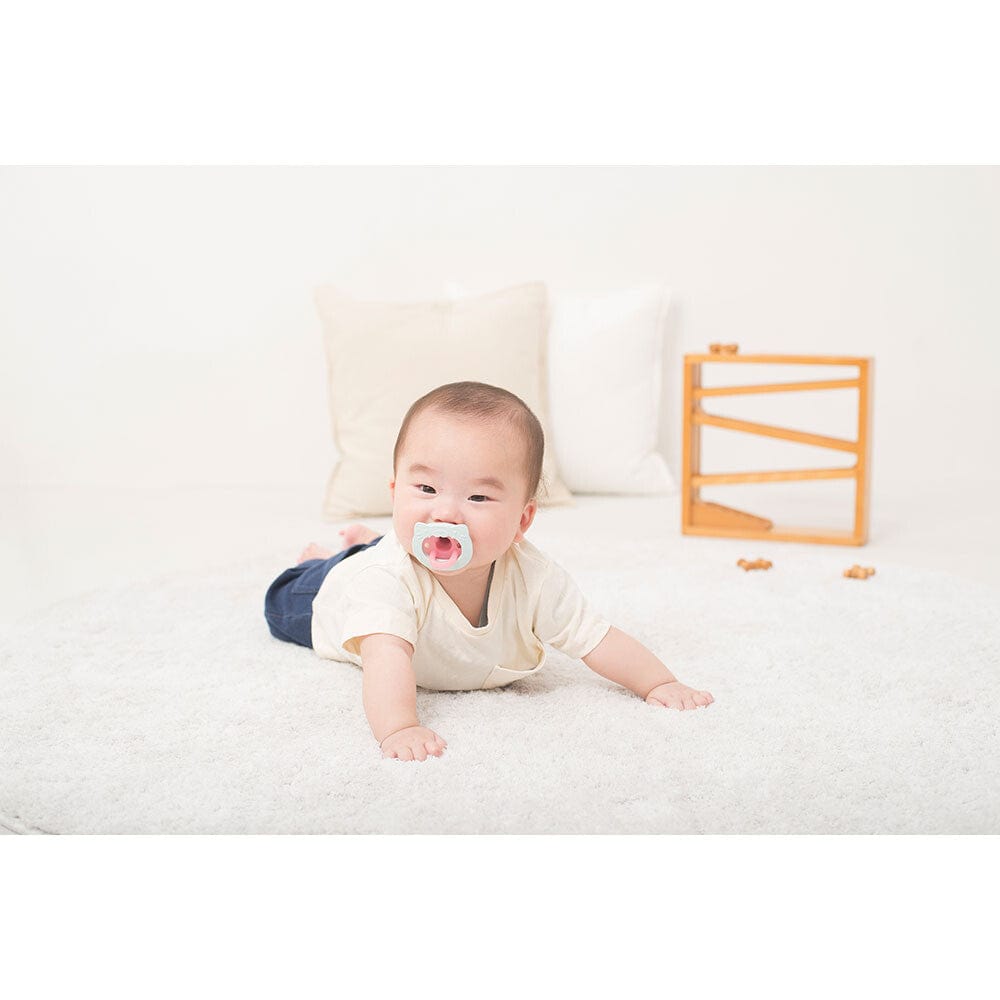 Richell - Susetsu Lab New Born Baby Silicone Pacifier with Storage Case Baby Pacifiers