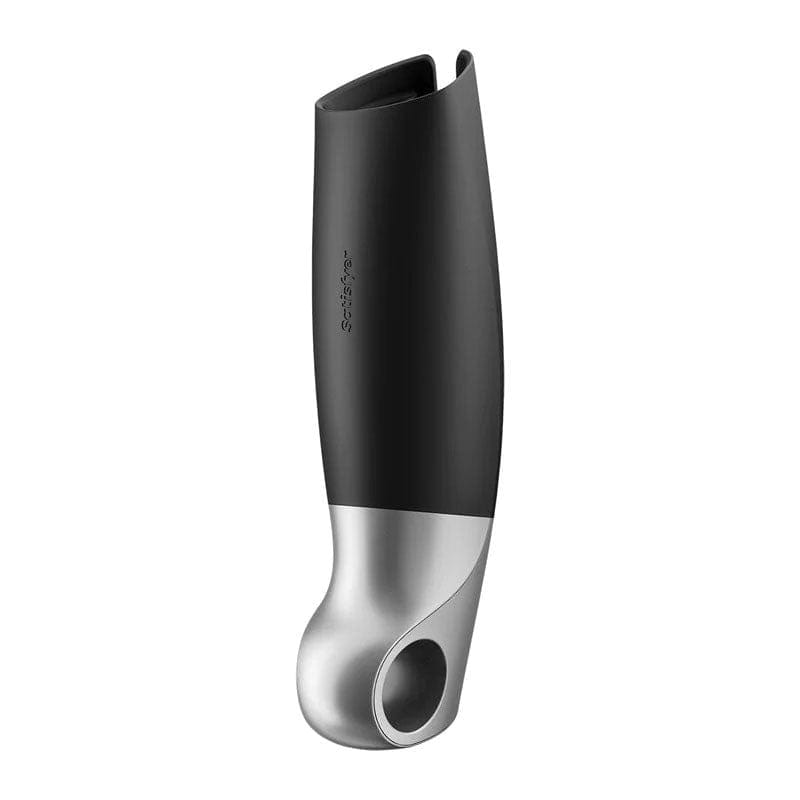 Satisfyer - Men Power Masturbator App-Controlled Stroker Vibrator (Black) Masturbator Soft Stroker (Vibration) Rechargeable