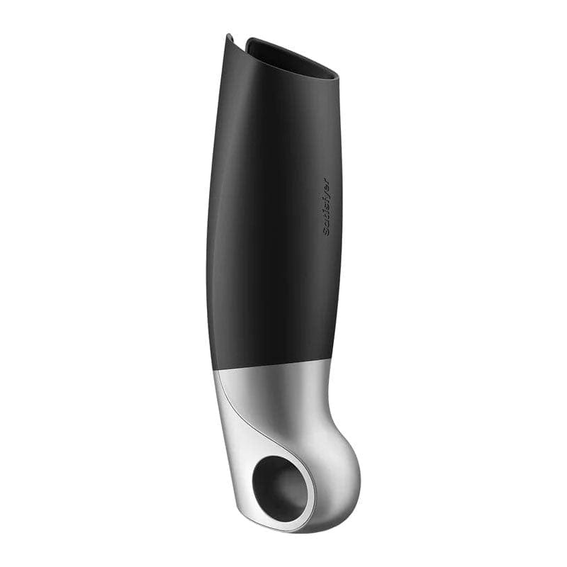 Satisfyer - Men Power Masturbator App-Controlled Stroker Vibrator (Black) Masturbator Soft Stroker (Vibration) Rechargeable