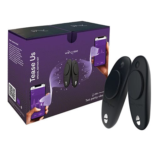 ឧបករណ៍ WE VIBE - Tease us Set Box 2x Moxie+ ឧបករណ៍បក់ក្នុងខោអាវស្រាល សម្រាប់គូស្នេហ៍ (ពណ៌ខ្មៅ)
