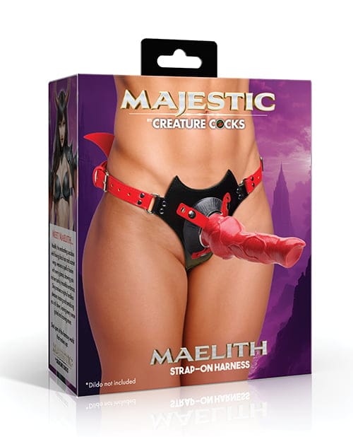 XR Brands - Majestic Maelith Strap-On Harness (ខ្មៅ)