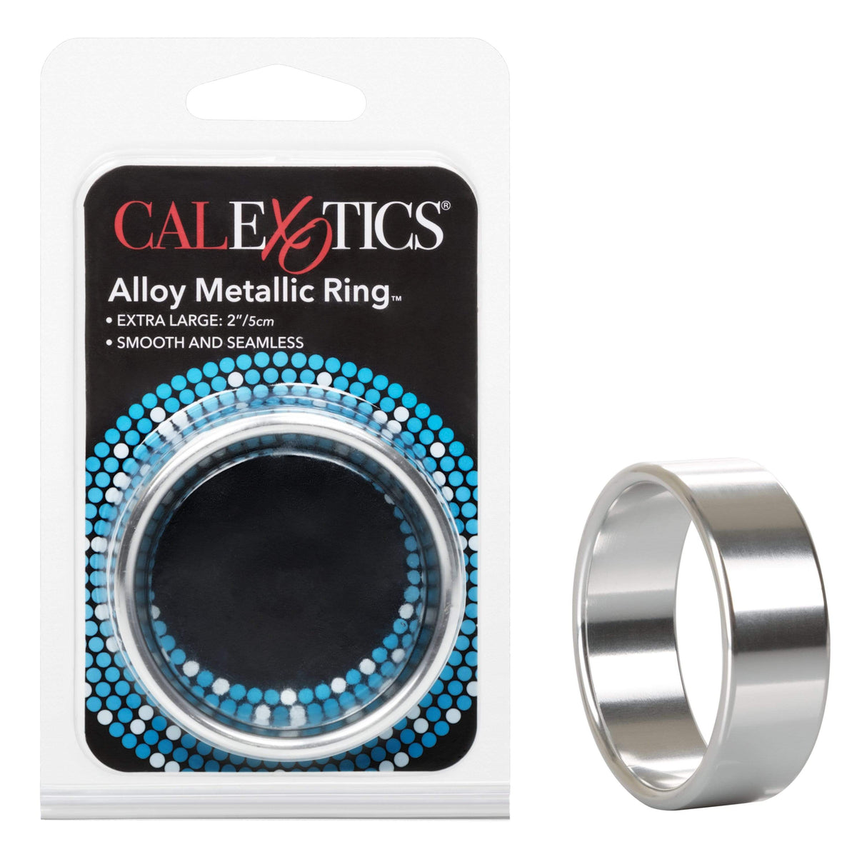 California Exotics - Alloy Metallic Cock Ring Silver 716770055743 Metal Cock Ring (Non Vibration)