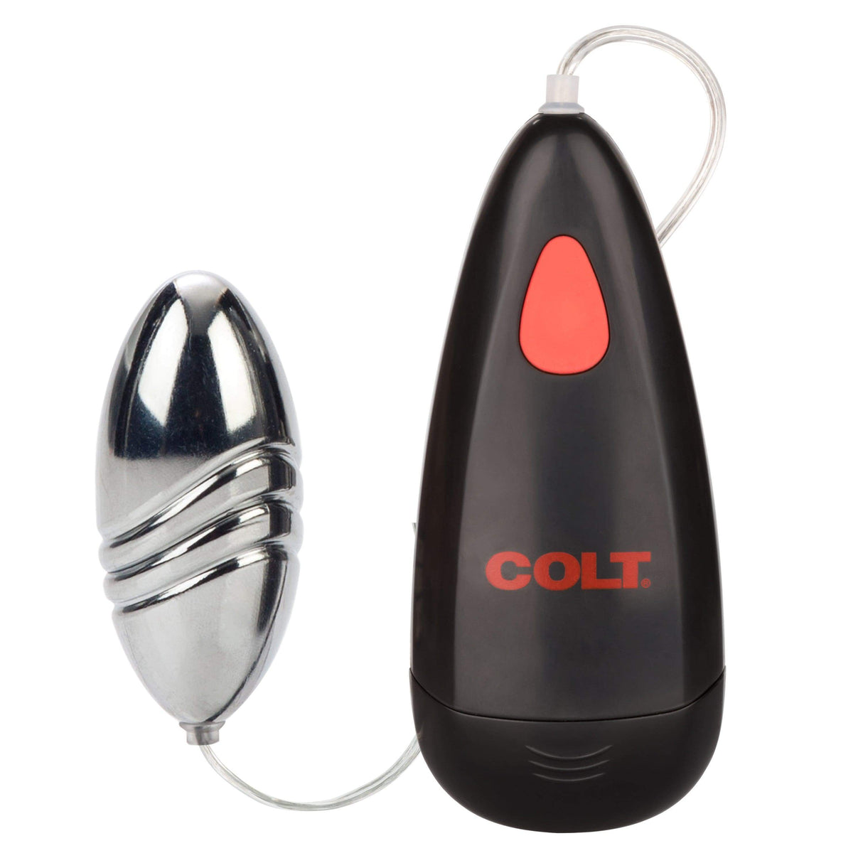 California Exotics - COLT Waterproof Silver Turbo Bullet Vibrator with Remote (Silver) Wired Remote Control Egg (Vibration) Non Rechargeable