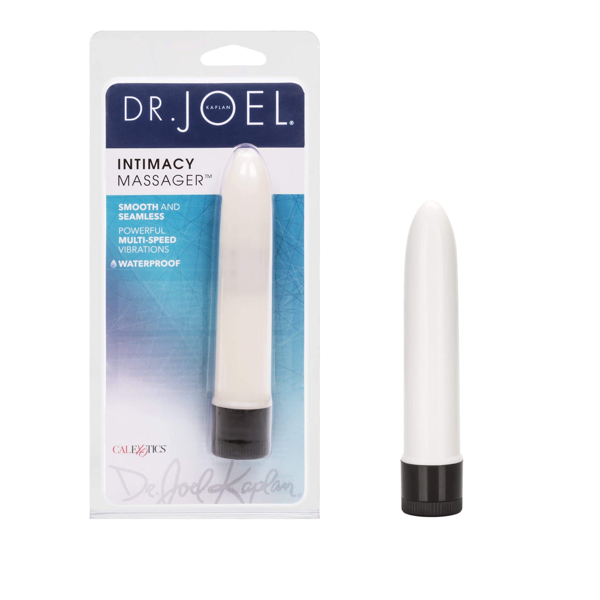 California Exotics - Dr Joel Kaplan Intimacy Vibrating Massager 4.5" (White) CE1851 CherryAffairs