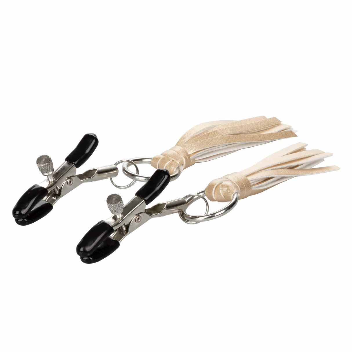 California Exotics - Nipple Play Playful Tassels Nipple Clamps Nipple Clamps (Non Vibration)