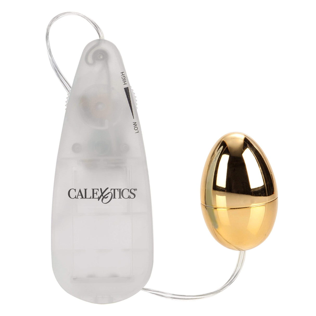 California Exotics - Pocket Exotics Vibrating Gold Egg Massager with Remote (Gold) Wired Remote Control Egg (Vibration) Non Rechargeable