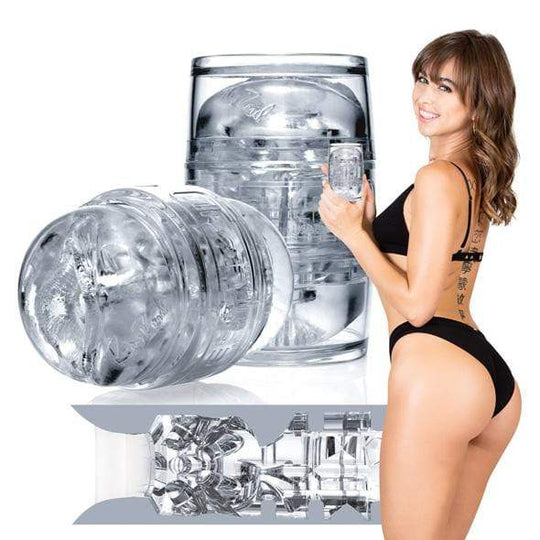 Fleshlight - ម៉ាស្ទ័រប៊ែត័រ Quickshot Riley Reid ទំហំតូច សម្រាប់ជួយបំពេញតម្រូវការផ្លូវភេទ (Utopia)