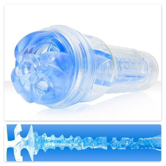 Fleshlight - ម៉ាស្តួប៉ាទ័រ Turbo Thrust Blue Ice ពណ៌ខៀវ