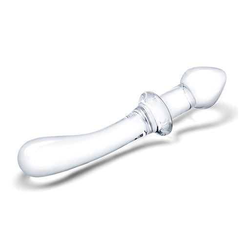Glas - Classic Curved Dual Ended Glass Dildo 9" (Clear) Glass Dildo (Non Vibration)