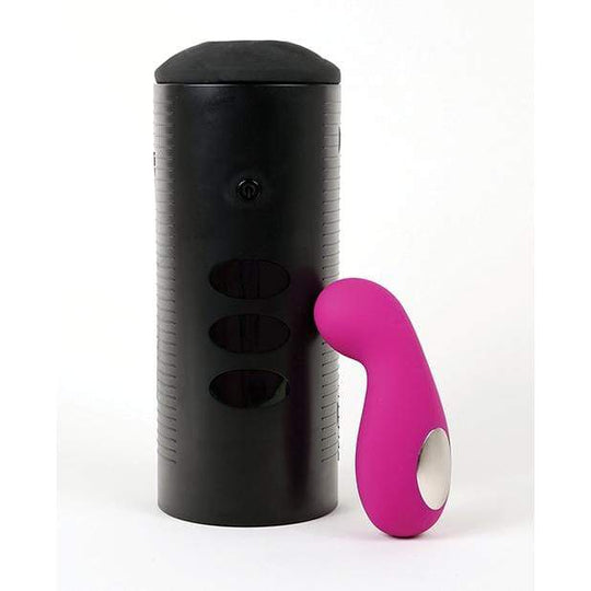 Kiiroo - សំណុំឧបករណ៍រំញោចសម្រាប់គូស្នេហ៍ម៉ូដែល Titan និង Cliona បញ្ជាពីកម្មវិធីអាប់ (ពណ៌ផ្កាឈូក)