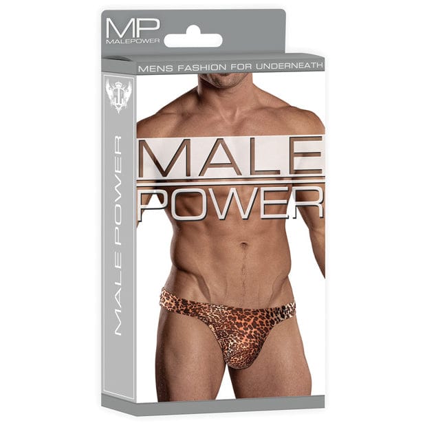 Male Power - Wonder Animal Print Thong Underwear S/M (Leopard) Gay Pride Underwear