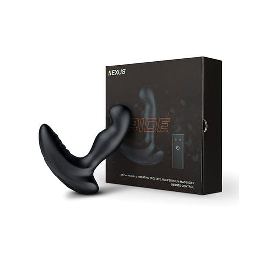 Nexus - ឧបករណ៍ម៉ាស្សាទ្រូងក្រពេញប្រូស្តាតបញ្ជាពីចម្ងាយ Ride Pro មានម៉ូទ័រពីរ (ពណ៌ខ្មៅ)