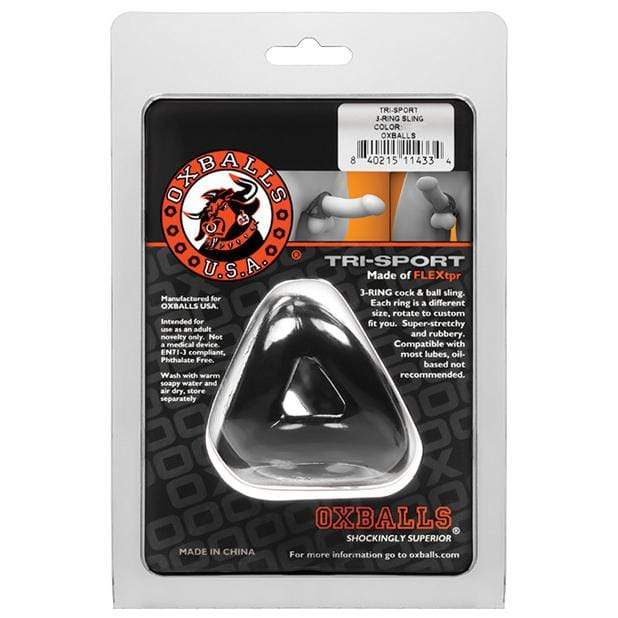 Oxballs - Atomic Jock Tri Sport 3 Ring Sling Cock Ring Cock Sleeves (Non Vibration)