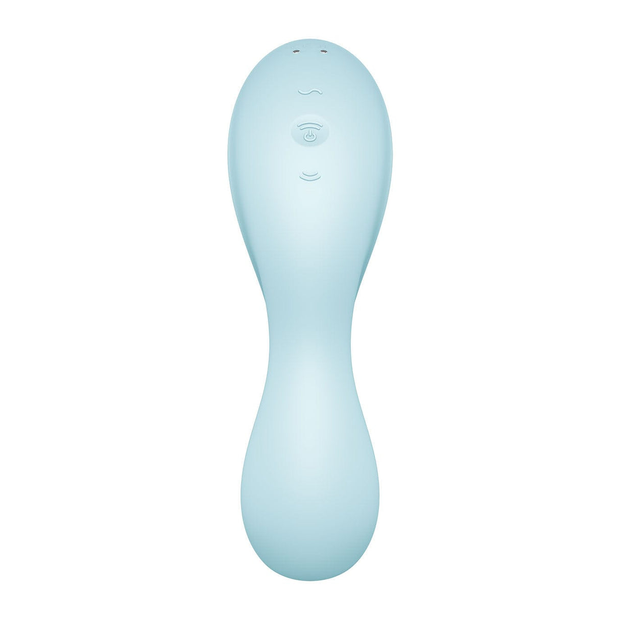 Satisfyer - Curvy App-Controlled Trinity 5 Clitoral Air Stimulator Vibrator (Light Blue) Clit Massager (Vibration) Rechargeable
