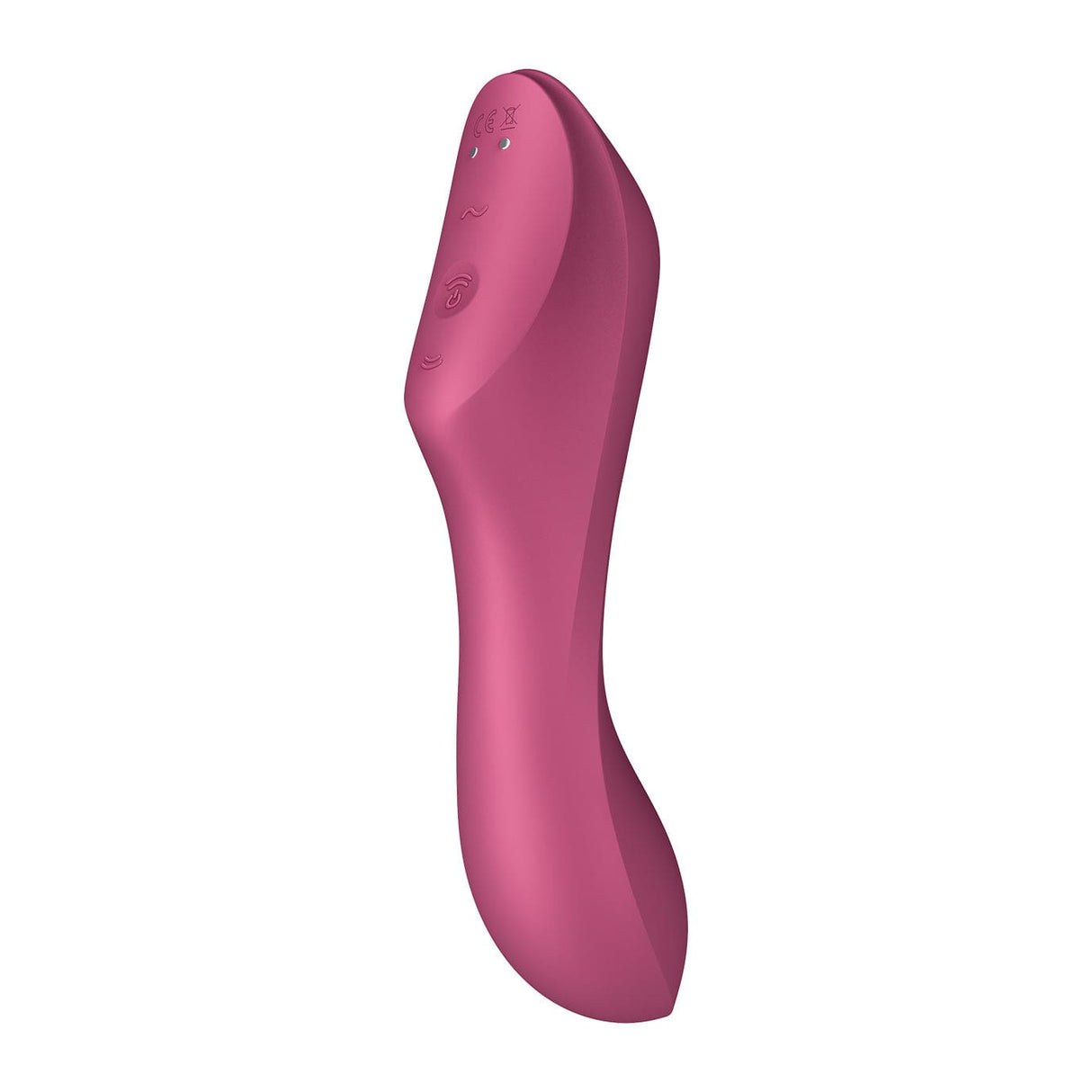 Satisfyer - Curvy Trinity 3 Insertable G-Spot Clitoral Air Stimulator Vibrator (Pink) G Spot Dildo (Vibration) Rechargeable