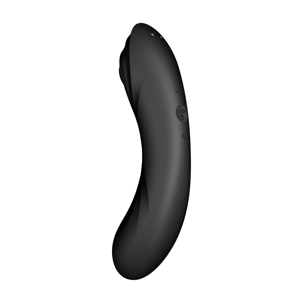Satisfyer - Curvy Trinity 4 Insertable G-Spot Clitoral Air Stimulator Vibrator (Black) G Spot Dildo (Vibration) Rechargeable