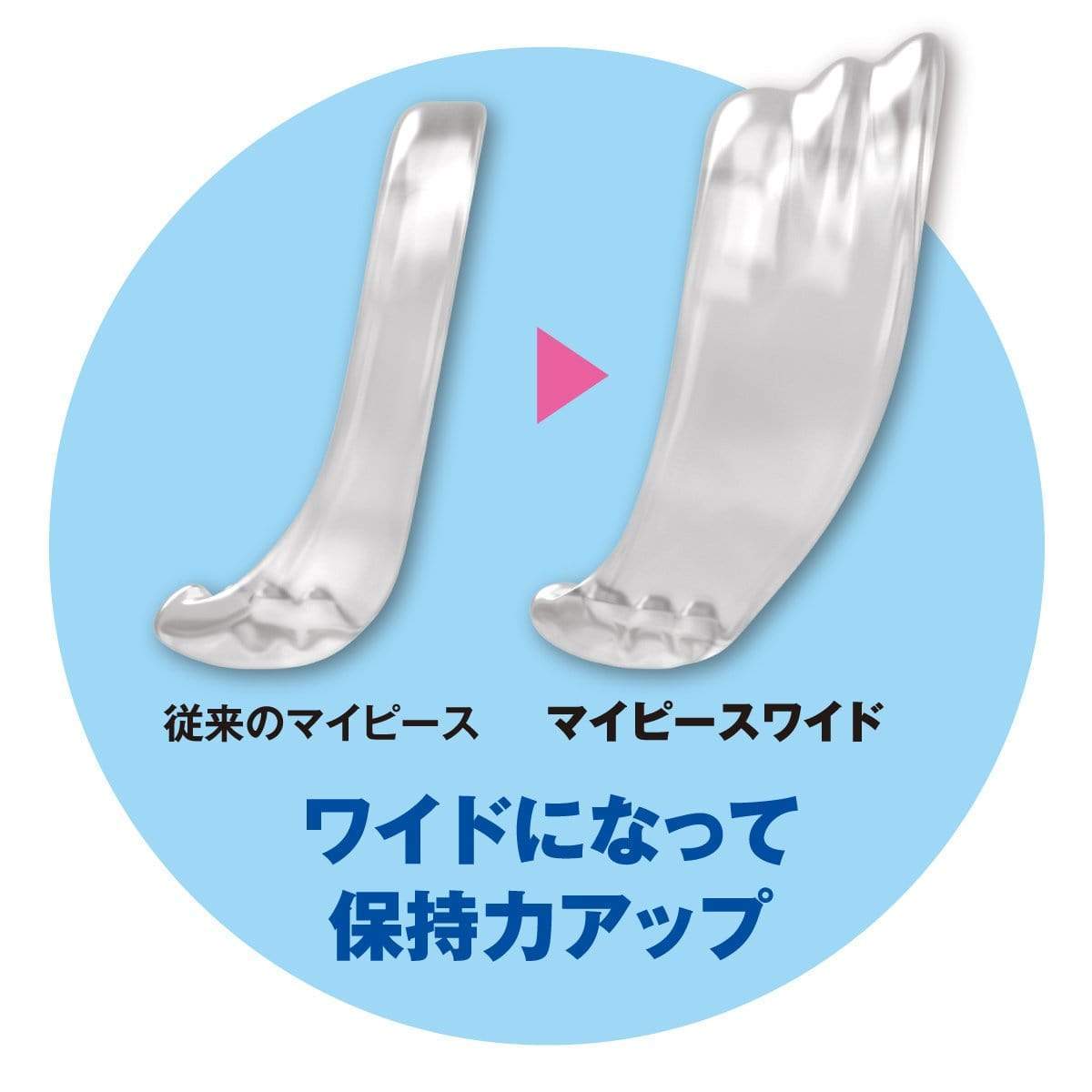 SSI Japan - My Peace Wide Soft Night Size M Correction Cock Ring (Clear) Cock Ring (Non Vibration)