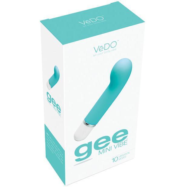 VeDO - Gee Mini G-Spot Vibrator (Tease Me Turquoise) G Spot Dildo (Vibration) Non Rechargeable
