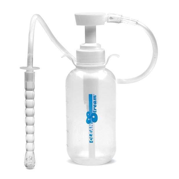 XR - Cleanstream Pump Action Enema Bottle with Nozzle (Clear) Anal Douche (Non Vibration)