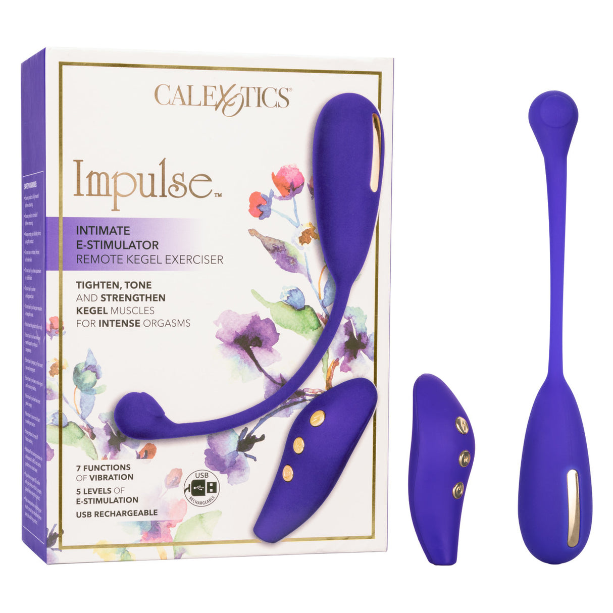 CalExotics - Impulse Remote Kegel eStim ឧបករណ៍ហាត់សាច់ដុំជាន់អាងត្រគាក