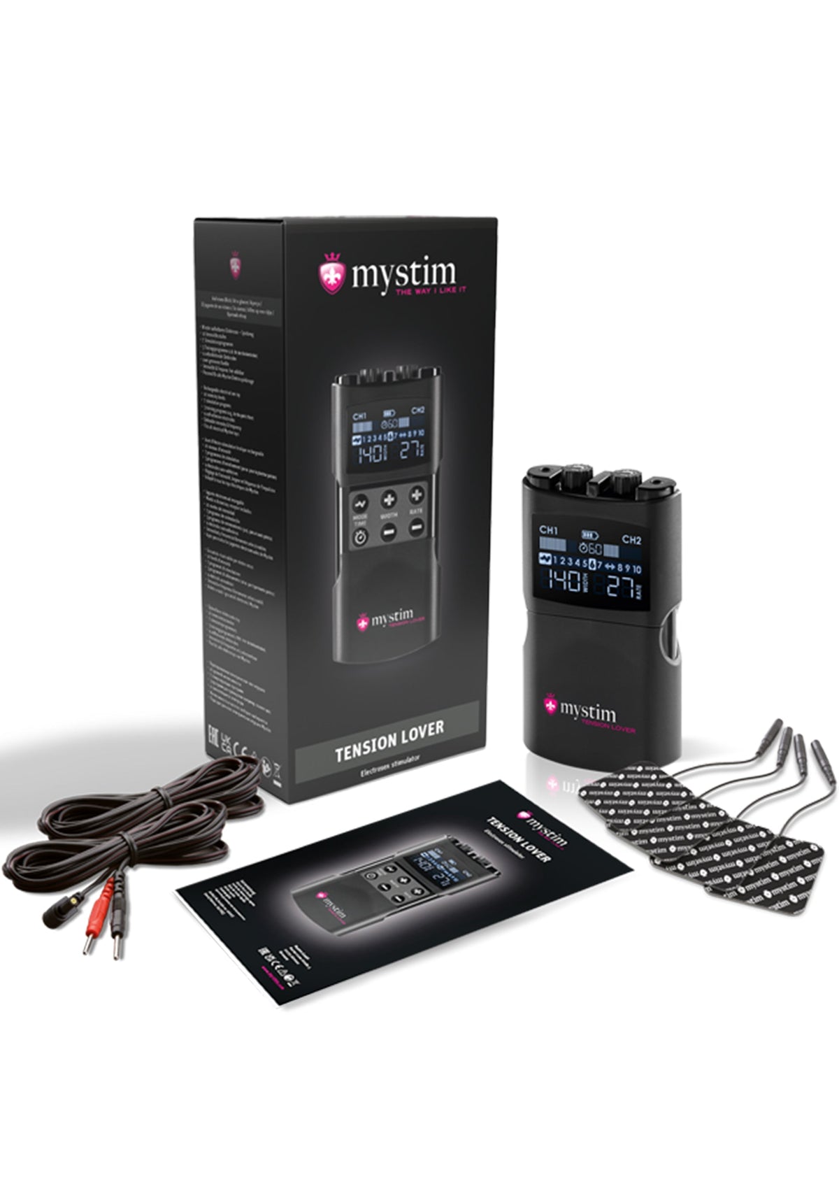 Mystim - Tension Lover 2 អាចសាកថ្មឡើងវិញបាន