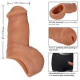 CalExotics - Packer Gear STP Packer ស៊ីលីកូន Ultra-Soft ប្រវែង 4 អ៊ីញ