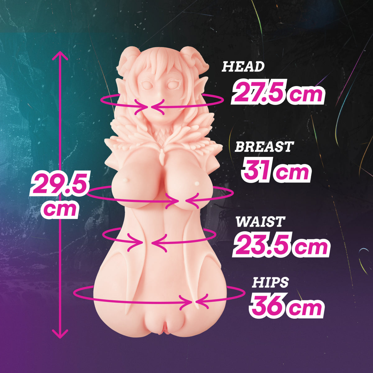 Seiraku Toys - ឧបករណ៍ម៉ាស់តឺបេត LienSue's Dracona Fantasy 3D Onahip