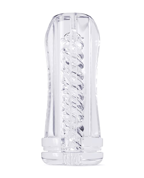 Dorcel - Deep Blow Textured Masturbation Sleeve (Clear) - Clear / Tornado