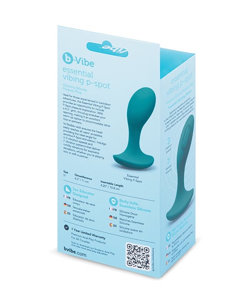 B-Vibe - Essential Vibing P-Spot Prostate Massager - Multi Colour