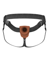 Pipedream - Fantasy X-Tensions Elite Vibrating Hollow Strap-On - Brown / 17.8 cm
