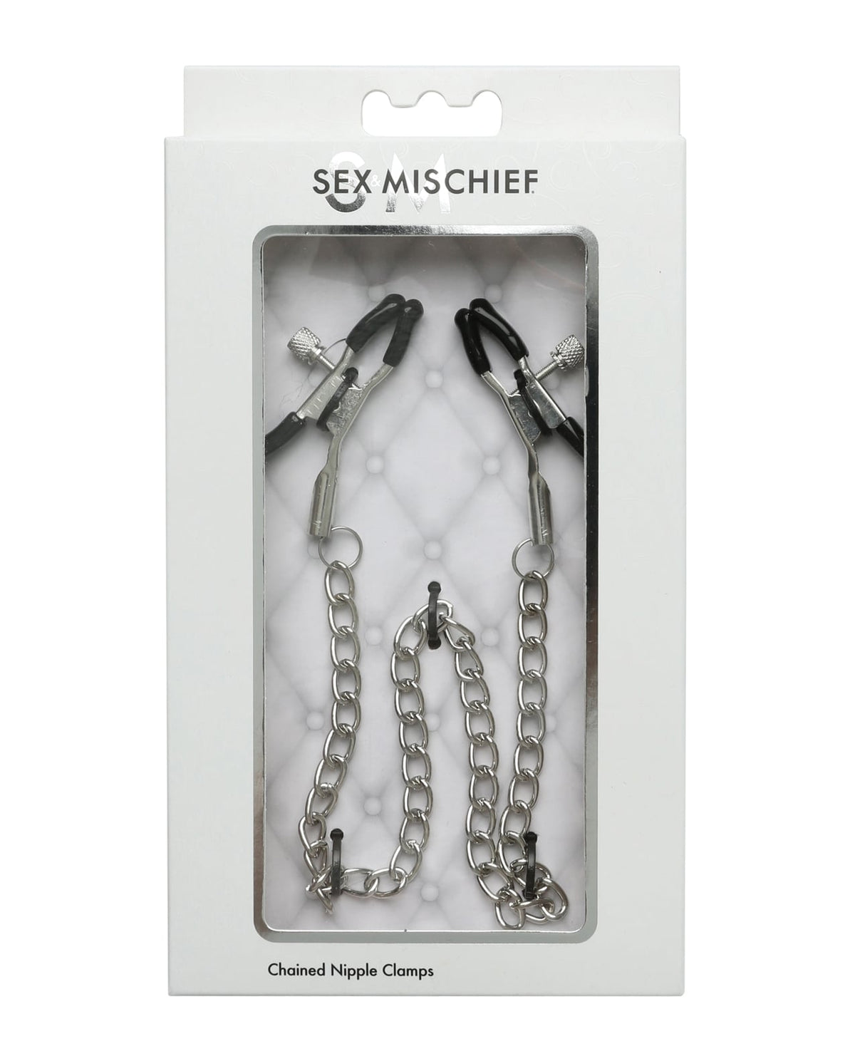 Sportsheets - Sex & Mischief Chained Nipple Clamps - Multi Colour