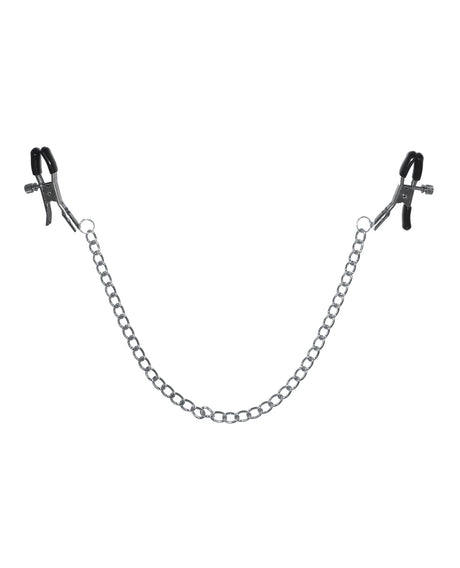 Sportsheets - Sex & Mischief Chained Nipple Clamps - Multi Colour