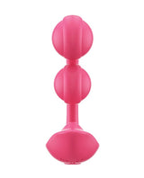 Honey Play Box - Melody Twin Balls Dual-Action Rabbit Vibrator (Pink) - Pink