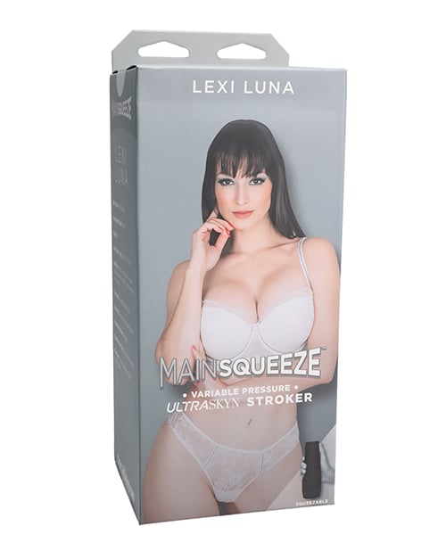 Doc Johnson - Main Squeeze Lexi Luna ULTRASKYN ប្រដាប់បព្ជាប់មេជីវិតទម្រង់ស្បូនស្រ្តី (ពណ៌សប៊ីញ)